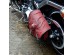 3D Skull Red with Black Top Leather Swingarm Left Single Bag for Harley Davidson Breakout 2018 onwards